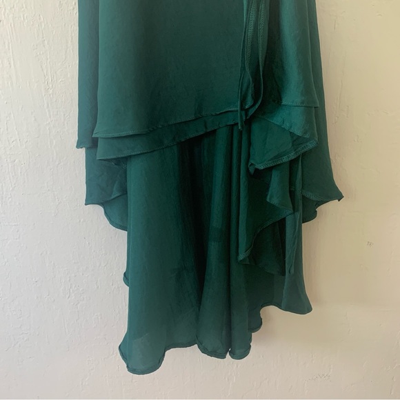 Showpo. Between Fantasy Midi High Low Wrap Dress - Picture 8 of 15